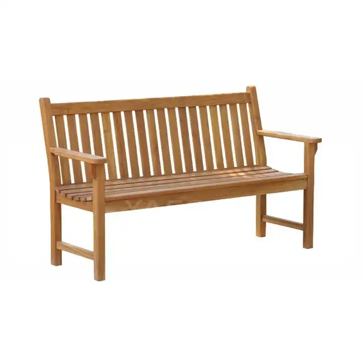 Theodore Teak Bench With Backrest