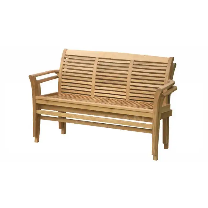 Mason Teak Patio Bench