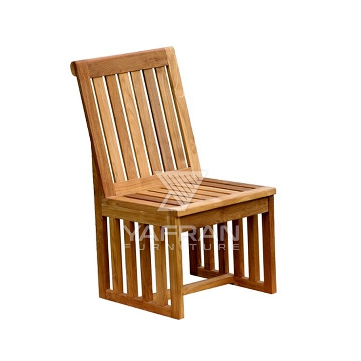 Kira Teak Armless Chair