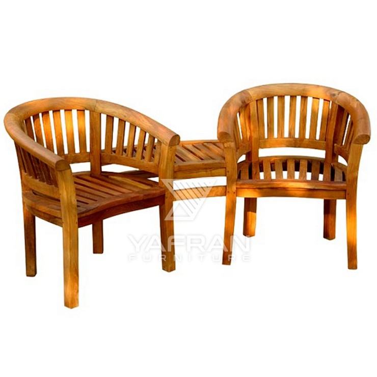 Jinte Loveseat Teak Chair