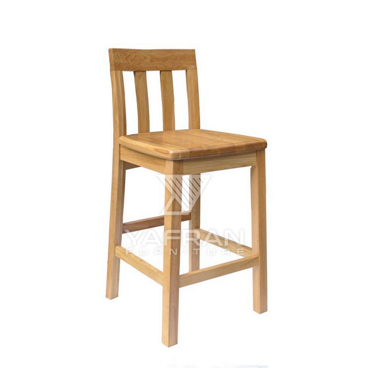 Carter Teak Bar Chair