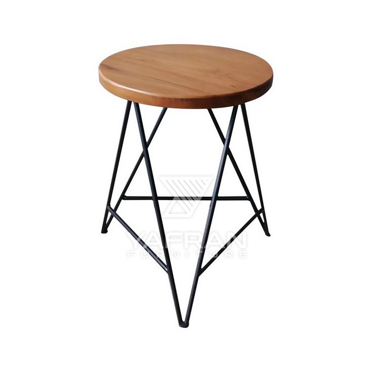 Hazel Iron Bar Stool