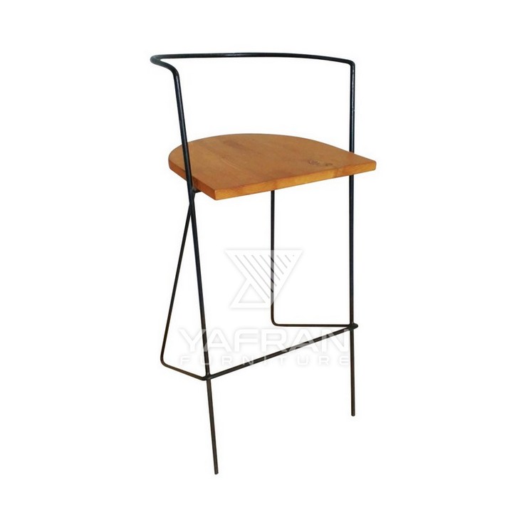 Luca Iron Bar Stool