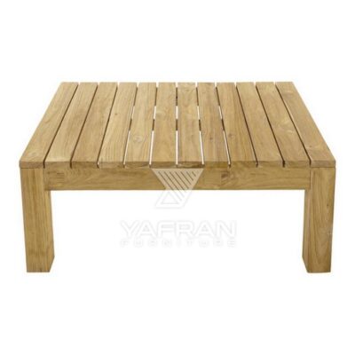 Side Cube Teak Table Set - Scarlett Side Cube Teak Table Set