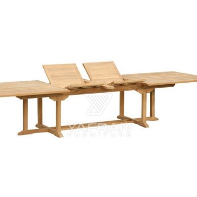 Recttangular Double Extend Table 270x110 - Livia Recttangular Double Extend Table 270x110