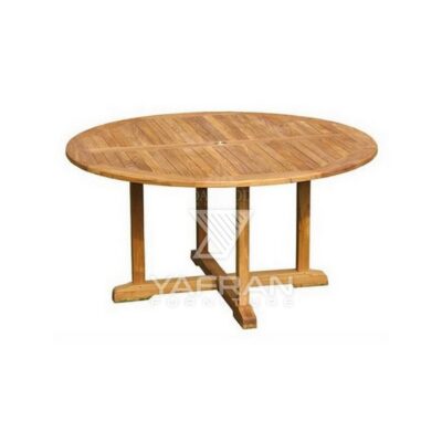 Round Teak Dining Table - Jule Round Teak Dining Table