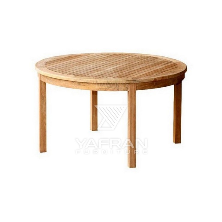 Round Teak Coffee Table