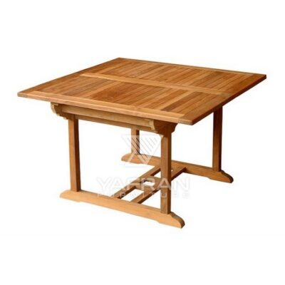 Square Teak Dining Table - Silas Square Teak Dining Table