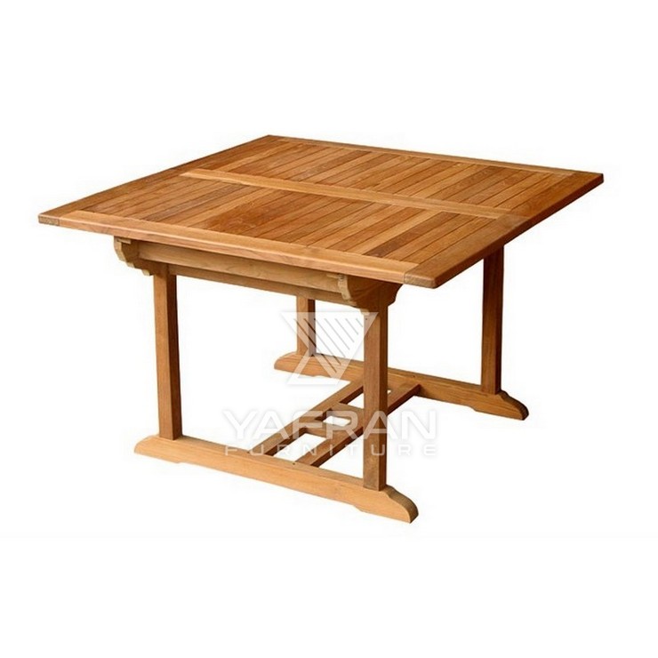 Big Square Teak Dining Table